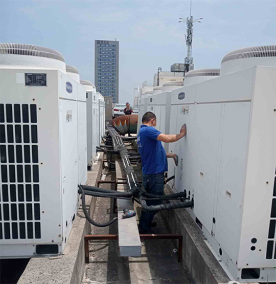 金凤中央空调制热和不制冷系统维修方法